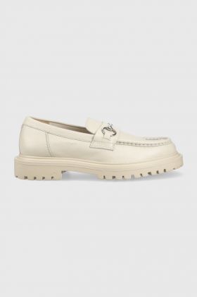 Gant mocasini de piele Jackmote barbati, culoarea bej, 26671781.G21