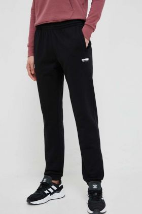 Hummel pantaloni de trening culoarea negru, melanj