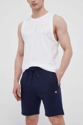 Hummel pantaloni scurti barbati, culoarea albastru marin, melanj