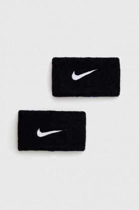 Nike brățări 2-pack culoarea negru