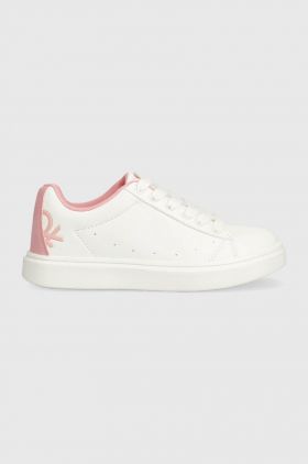 United Colors of Benetton sneakers pentru copii culoarea alb