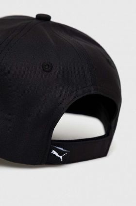 Puma șapcă de baseball pentru copii PUMA Metal Cat Cap Jr culoarea negru, neted