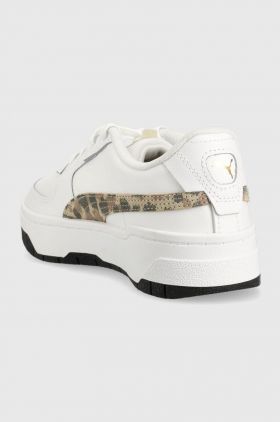 Puma sneakers pentru copii Cali Dream Animal Print Jr culoarea alb