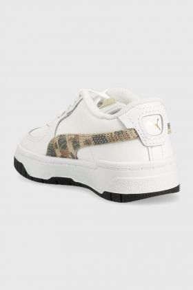 Puma sneakers pentru copii Cali Dream Animal Print PS culoarea alb