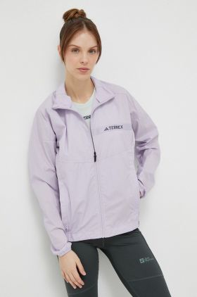 adidas TERREX windbreaker Multi culoarea violet