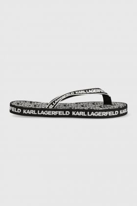 Karl Lagerfeld slapi KOSTA MNS barbati, culoarea negru, KL71003