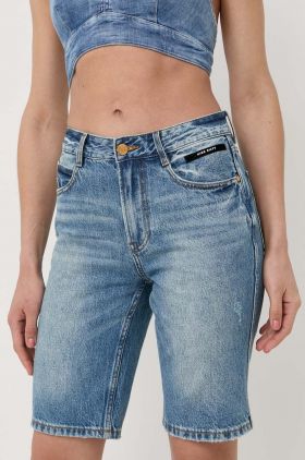 Miss Sixty pantaloni scurti jeans femei, neted, high waist