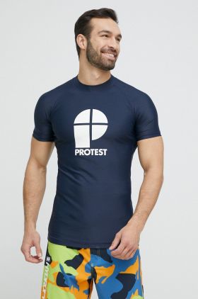 Protest tricou Prtcater barbati, culoarea albastru marin, cu imprimeu