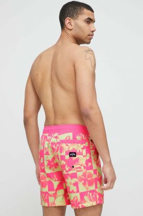 Billabong pantaloni scurti de baie culoarea roz