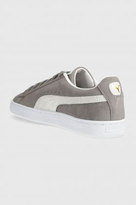 Puma sneakers din piele întoarsă Suede Classic XXI culoarea gri 374915