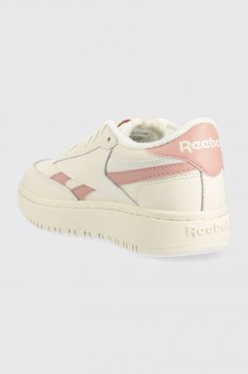 Reebok Classic sneakers Club C Double Raven culoarea alb, GY4802 GY4802-CLK/ROS/CK