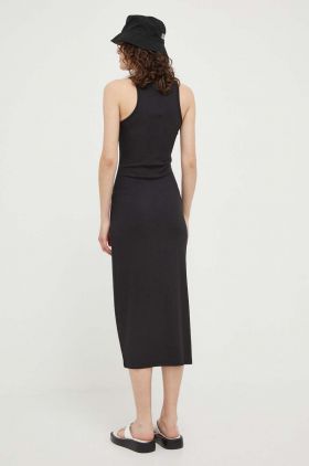 Résumé rochie culoarea negru, midi, mulata