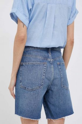 GAP pantaloni scurti jeans femei, neted, medium waist