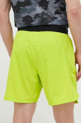 Reebok pantaloni scurți de antrenament Speed 3.0 culoarea galben