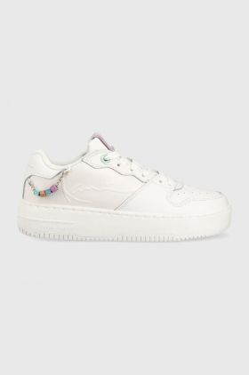 Karl Kani sneakers din piele 89 UP culoarea alb, 1180627 KKFWW000162