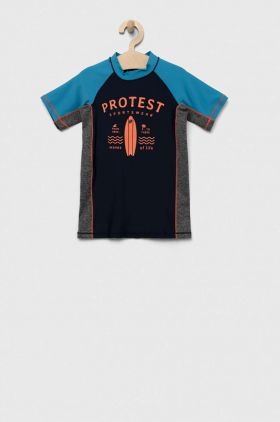 Protest tricou de înot pentru copii PRTAKINO JR culoarea albastru marin
