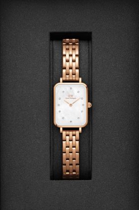 Daniel Wellington ceas Quadro Lumine Quadro Lumine femei, culoarea auriu