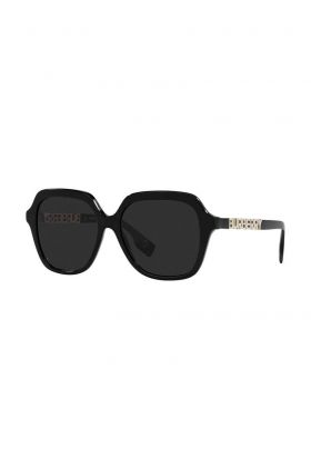 Burberry ochelari de soare femei, culoarea negru