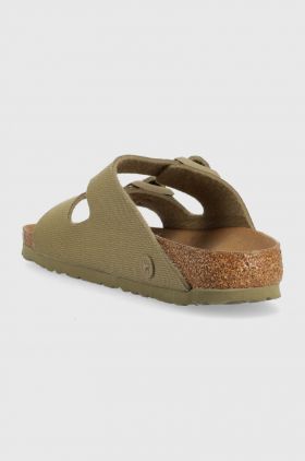 Birkenstock papuci Arizona Rivet Logo femei, culoarea verde, 1024065 1024065-Khaki