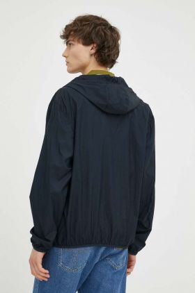 G-Star Raw geaca barbati, culoarea albastru marin, de tranzitie, oversize