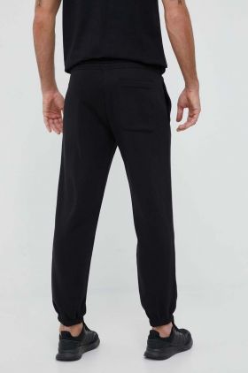 adidas pantaloni de trening culoarea negru, cu imprimeu