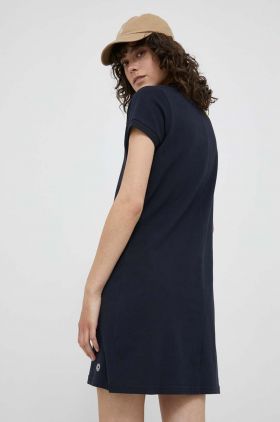 Colmar rochie culoarea albastru marin, mini, drept