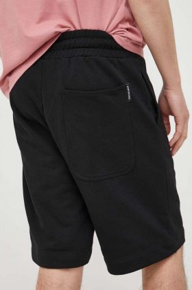 Trussardi pantaloni scurti barbati, culoarea negru