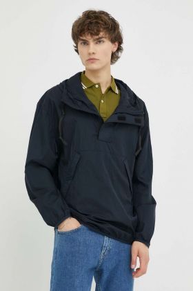 G-Star Raw geaca barbati, culoarea albastru marin, de tranzitie, oversize