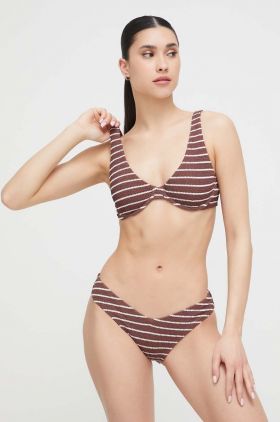 Abercrombie & Fitch bikini brazilieni culoarea maro