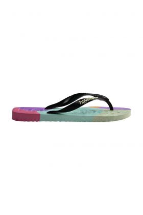 Havaianas slapi TOP LOGOMANIA culoarea negru, 4147526.0090