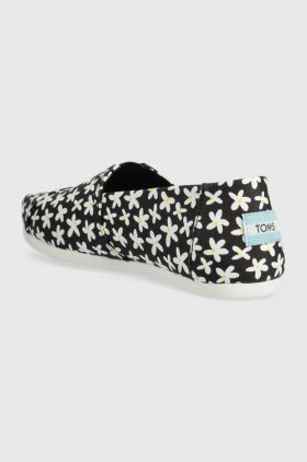 Toms espadrile Alpargata culoarea negru, 10019675