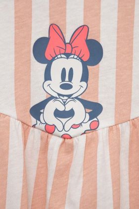 GAP rochie din bumbac pentru copii x Disney culoarea roz, mini, evazati