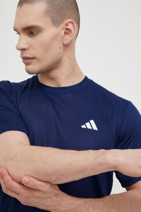 adidas Performance tricou de antrenament Train Essentials culoarea bleumarin, uni IC7429