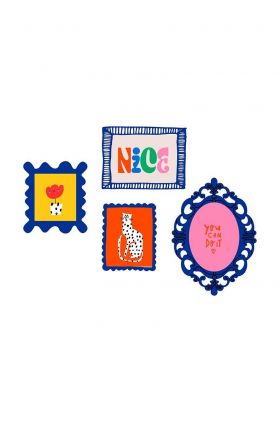 Little Nice Things decoratiune de perete 4-pack