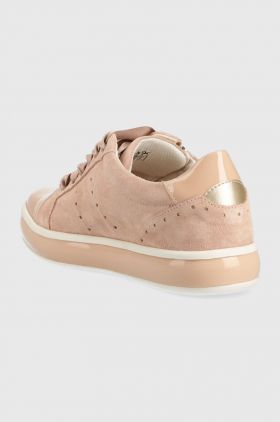 Geox sneakers D LEELU culoarea bej, D35FFE 022HH C8156