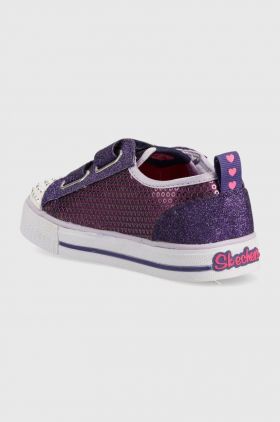 Skechers tenisi copii Shuffles Itsy Bitsy culoarea violet