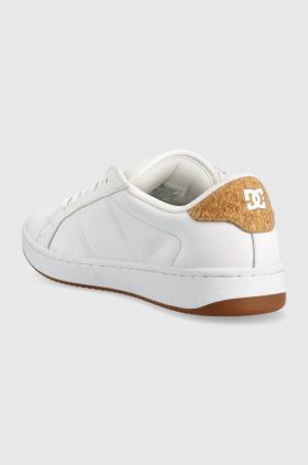 DC sneakers culoarea alb