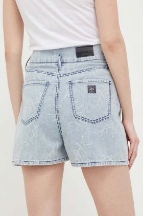 Armani Exchange pantaloni scurti jeans femei, modelator, high waist