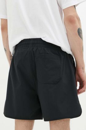 Abercrombie & Fitch pantaloni scurti barbati, culoarea negru