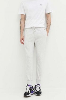 Abercrombie & Fitch pantaloni de trening culoarea gri, cu imprimeu