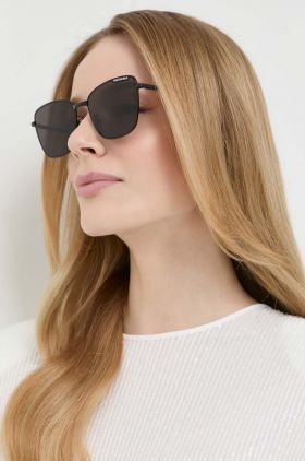 Balenciaga ochelari de soare femei, culoarea negru