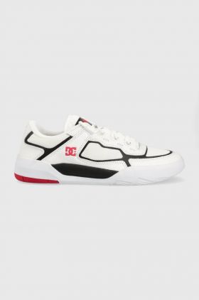 DC sneakers culoarea alb