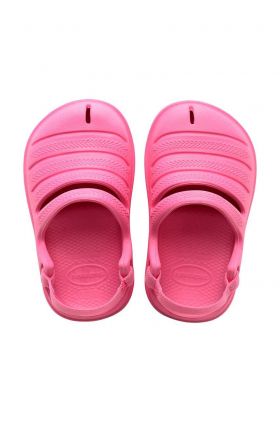 Havaianas sandale copii CLOG culoarea roz