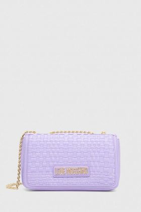 Love Moschino poseta culoarea violet