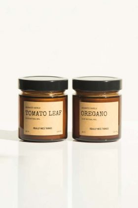 Really Nice Things set de lumânări parfumate Tomato Leaf & Oregano 2 x 100 g 2-pack