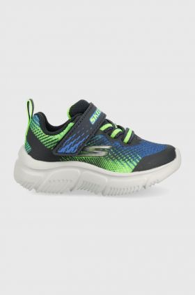 Skechers sneakers pentru copii culoarea albastru marin