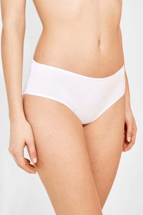 women'secret chiloti 3-pack culoarea alb