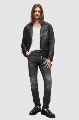 AllSaints jeansi barbati, culoarea negru