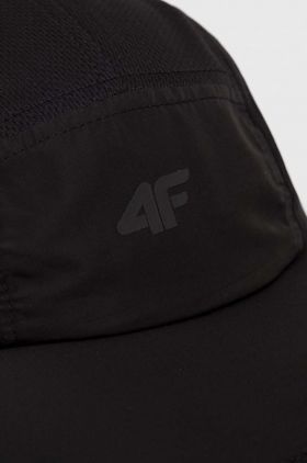 4F sapca culoarea negru, neted