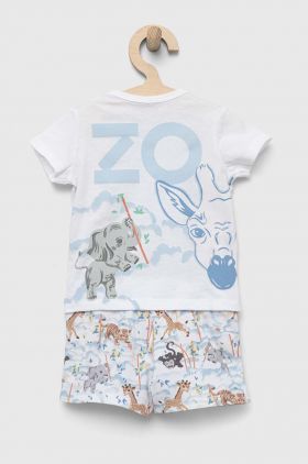 Kenzo Kids compleu bebe culoarea alb